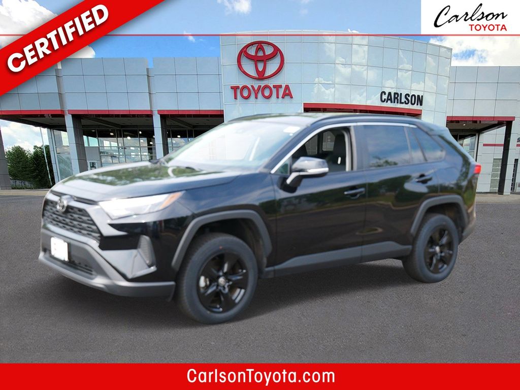 Midnight Black Metallic 2025 Toyota RAV4 SUV / Crossover All-Wheel Drive 8-Speed Automatic