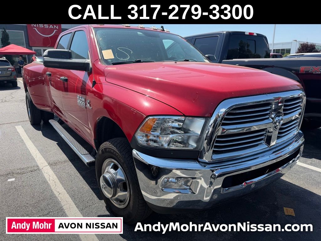 Case IH Red 2018 RAM 3500 Pickup Truck Four-Wheel Drive 6-Speed Automatic