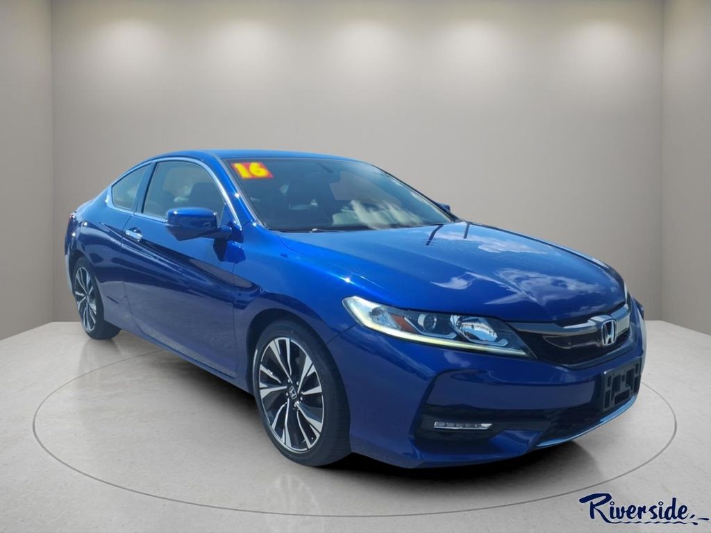 Black (Obsidian Blue Pearl) 2016 Honda Accord Coupe Coupe Front-Wheel Drive Continuously Variable Transmission