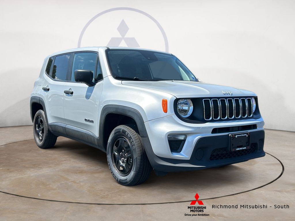 Glacier Metallic Clearcoat 2021 Jeep Renegade Sport 4WD SUV / Crossover Four-Wheel Drive 9-Speed Automatic