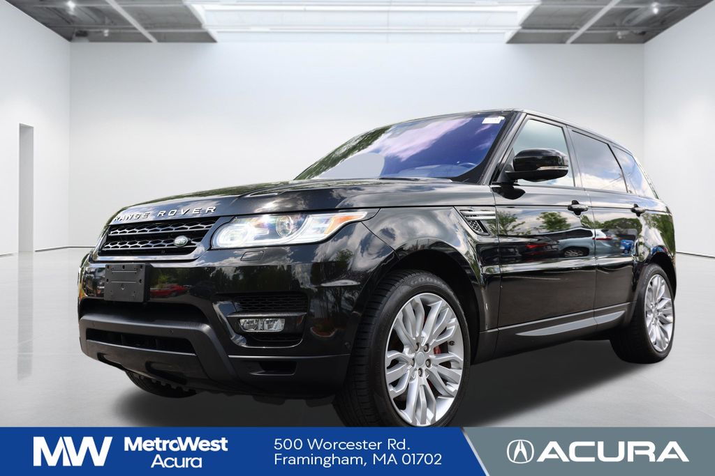 Santorini Black 2016 Land Rover Range Rover Sport V8 Supercharged 4WD SUV / Crossover All-Wheel Drive 8-Speed Automatic
