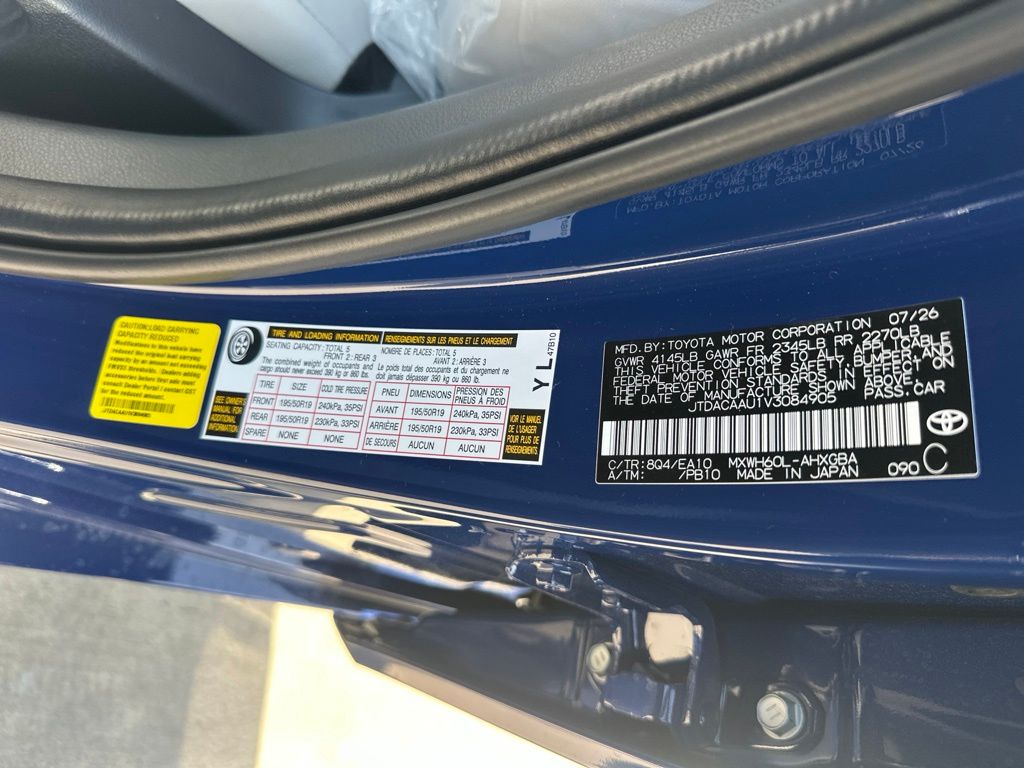 New 2027 Toyota Prius Sedan