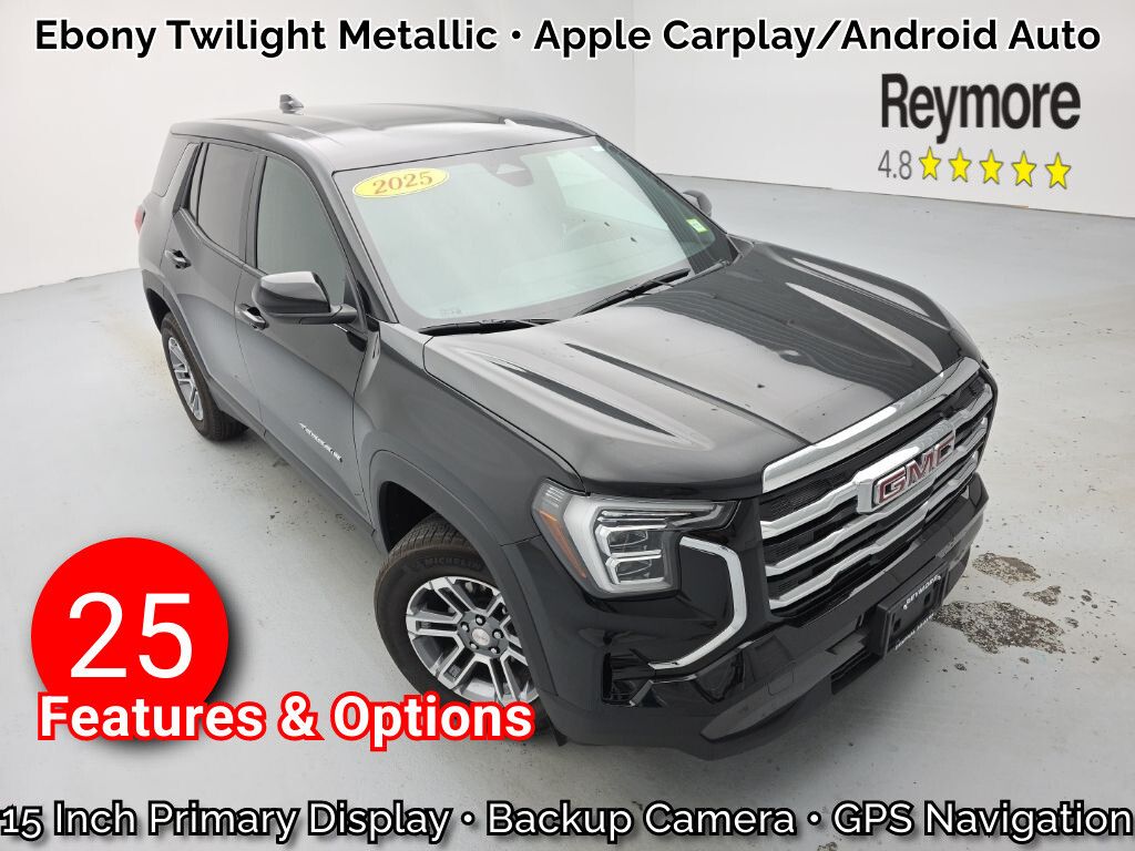 Black (Ebony Twilight Metallic) 2025 GMC Terrain SUV / Crossover Four-Wheel Drive 8-Speed Automatic Overdrive