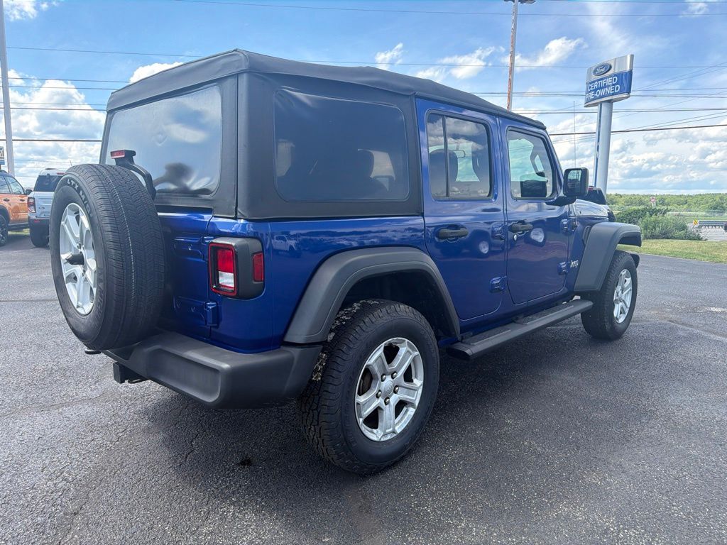 2019 Jeep Wrangler Unlimited Sport S Blue at South Hills CDJR