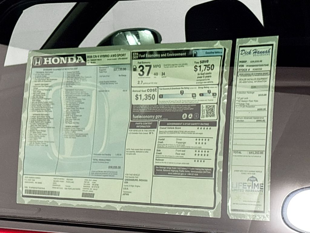 2026 Honda CR-V Hybrid Sport