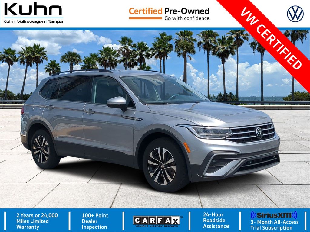 Pyrite Silver Metallic 2024 Volkswagen Tiguan SUV / Crossover Front-Wheel Drive 8-Speed Automatic