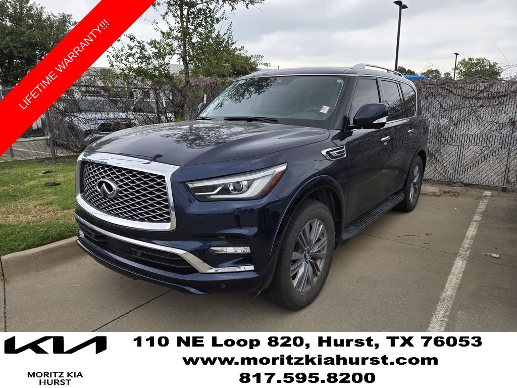 Blue 2024 INFINITI QX80 SUV / Crossover All-Wheel Drive 7-Speed Automatic