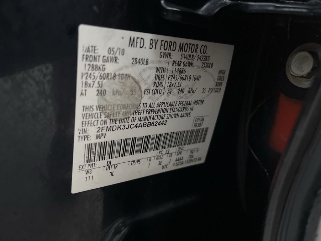 2010 Ford Edge SEL 10