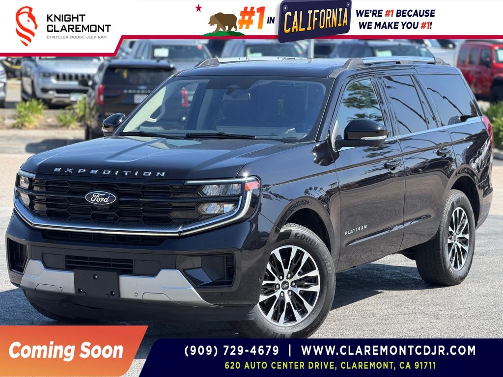 Black Metallic 2025 Ford Expedition Platinum 4WD SUV / Crossover Four-Wheel Drive Automatic