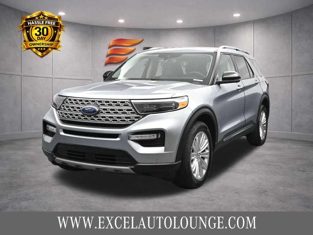 Silver Metallic 2020 Ford Explorer Hybrid Limited AWD SUV / Crossover All-Wheel Drive Automatic