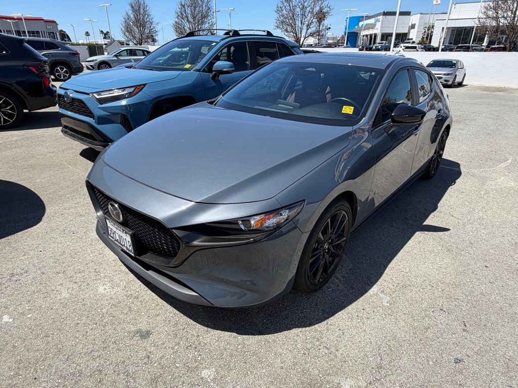 Polymetal Gray Metallic 2025 Mazda MAZDA3 2.5 S Carbon Edition Hatchback AWD Hatchback All-Wheel Drive 6-Speed Automatic