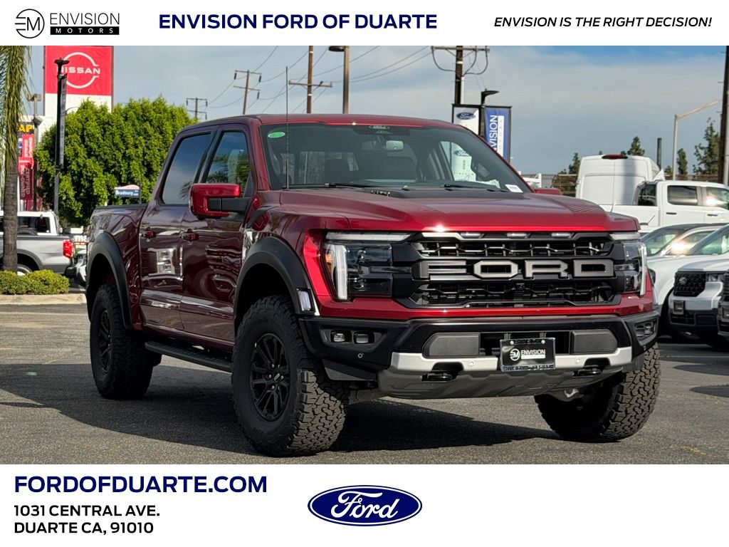 Ruby Red Metallic 2026 Ford F-150 Pickup Truck Four-Wheel Drive Automatic