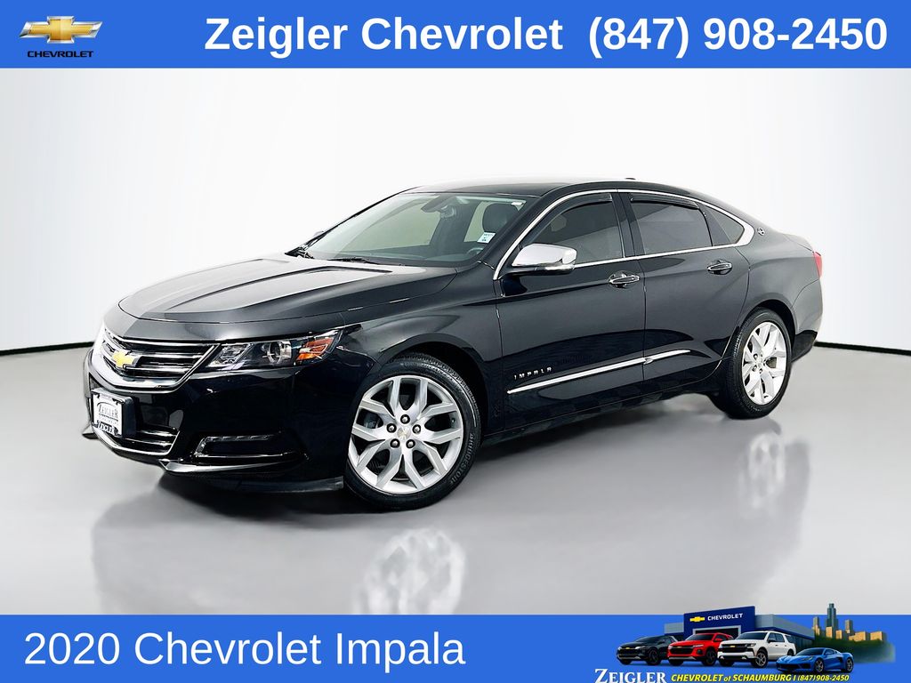 Black 2020 Chevrolet Impala Premier FWD Sedan Front-Wheel Drive 6-Speed Automatic Overdrive
