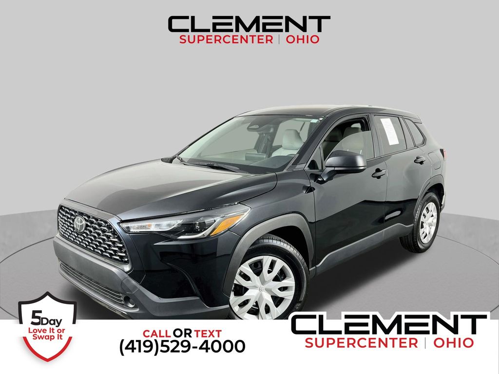 Jet Black 2024 Toyota Corolla Cross SUV / Crossover Front-Wheel Drive Continuously Variable Transmission
