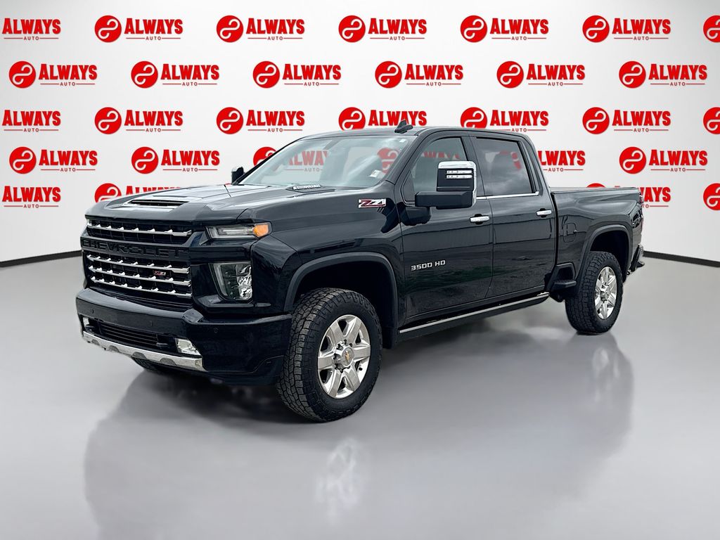 Black 2022 Chevrolet Silverado 3500HD Pickup Truck Four-Wheel Drive Automatic