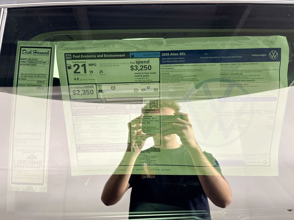 2026 Volkswagen Atlas 2.0T SEL