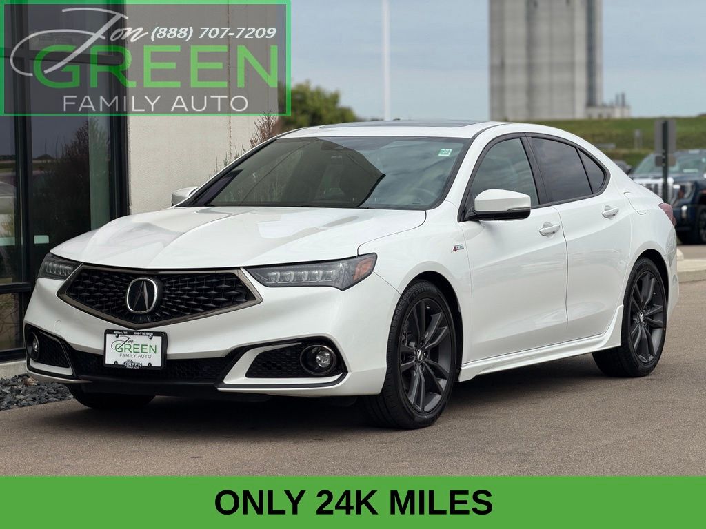 White 2020 Acura TLX Sedan  Automatic