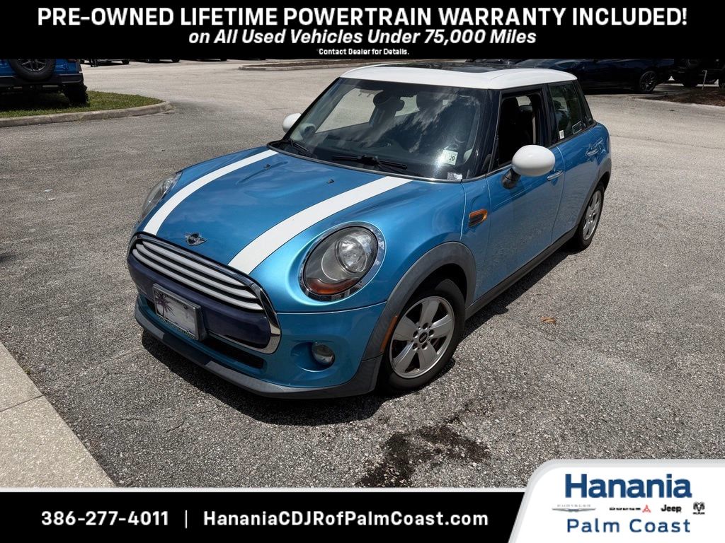 Electric Blue Metallic 2015 MINI Cooper Hatchback Front-Wheel Drive 6-Speed Manual