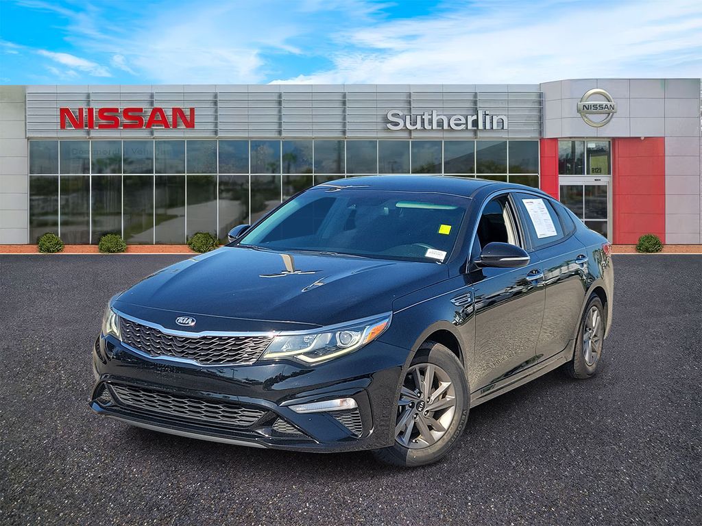 Ebony Black 2020 Kia Optima Sedan Front-Wheel Drive 6-Speed Automatic