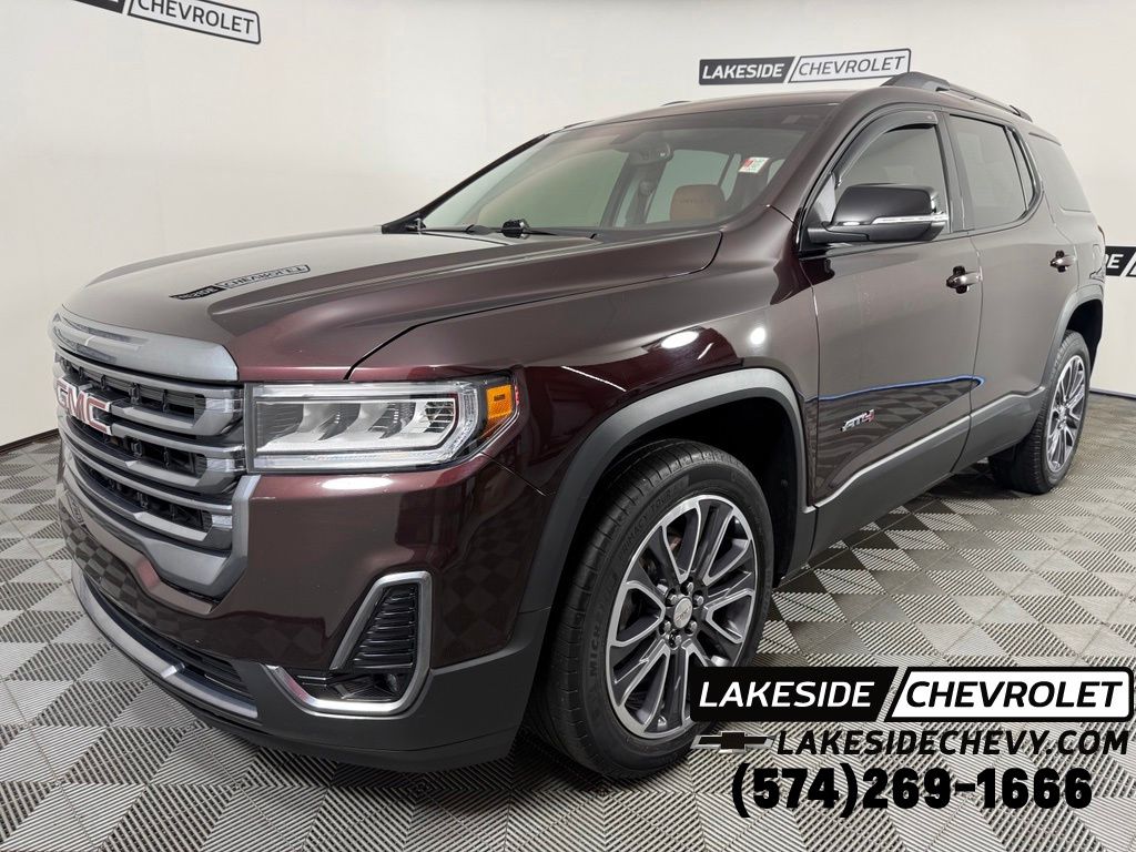 Red Mahogany Metallic 2020 GMC Acadia SUV / Crossover Four-Wheel Drive 9-Speed Automatic