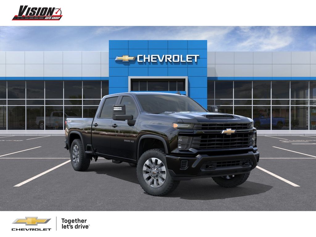 Black 2026 Chevrolet Silverado 2500HD Pickup Truck Four-Wheel Drive Automatic