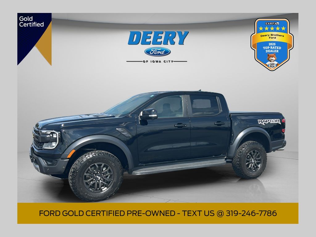 Shadow Black 2024 Ford Ranger Pickup Truck Four-Wheel Drive Automatic