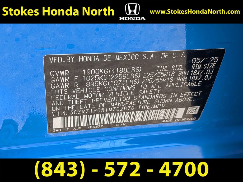 Used 2026 Honda HR-V SUV