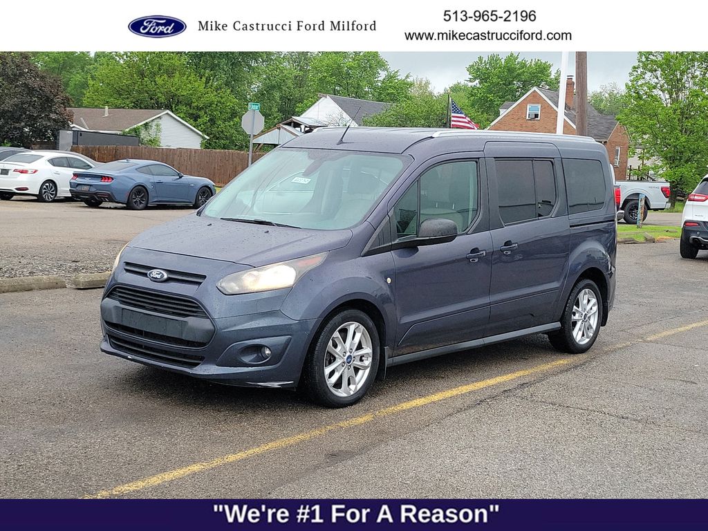 Midnight 2014 Ford Transit Connect Wagon XLT LWB FWD with Rear Liftgate Van Front-Wheel Drive 6-Speed Automatic