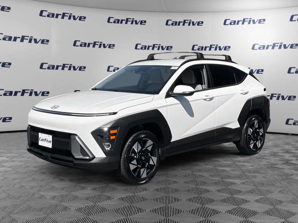 Atlas White 2025 Hyundai Kona SUV / Crossover All-Wheel Drive Continuously Variable Transmission