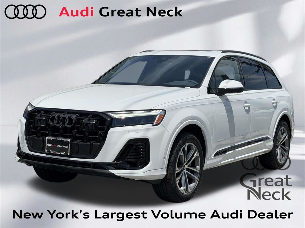 Glacier White 2026 Audi Q7 quattro Premium 45 TFSI SUV / Crossover All-Wheel Drive 8-Speed Automatic