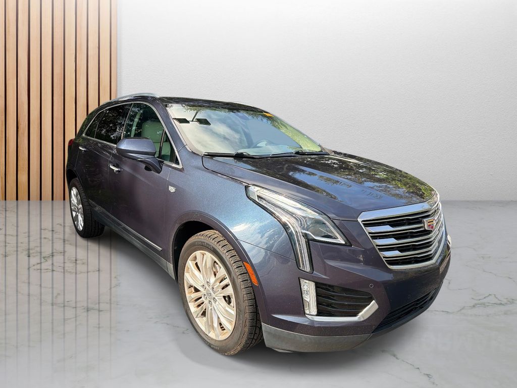 Blue Metallic 2018 Cadillac XT5 SUV / Crossover Front-Wheel Drive 8-Speed Automatic