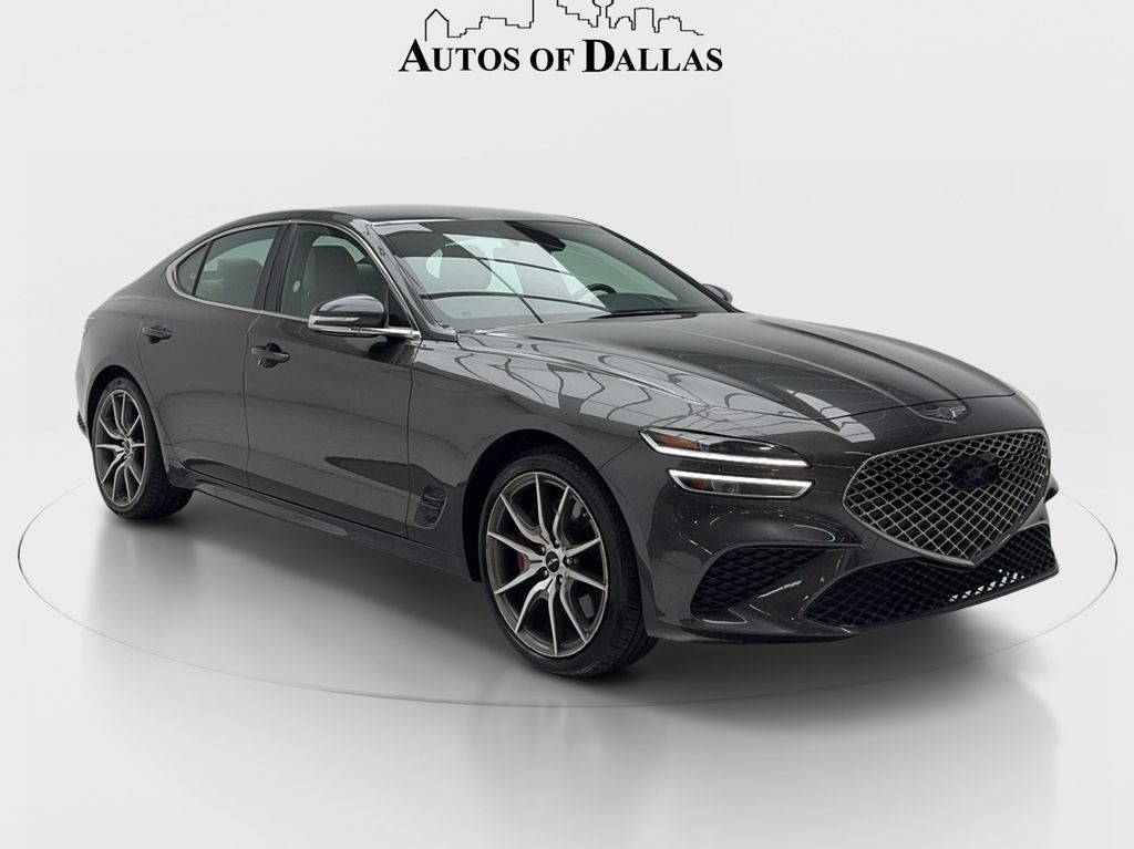 Makalu Gray 2025 Genesis G70 Sedan Rear-Wheel Drive 8-Speed Automatic