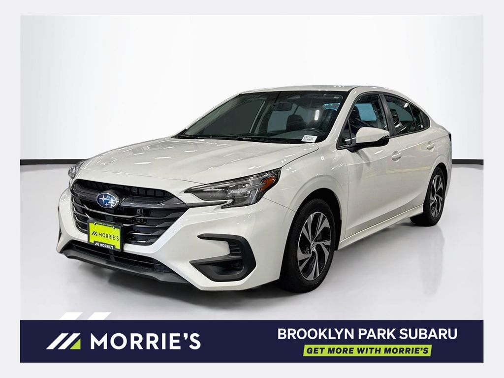 Crystal White Pearl 2024 Subaru Legacy Sedan All-Wheel Drive Continuously Variable Transmission