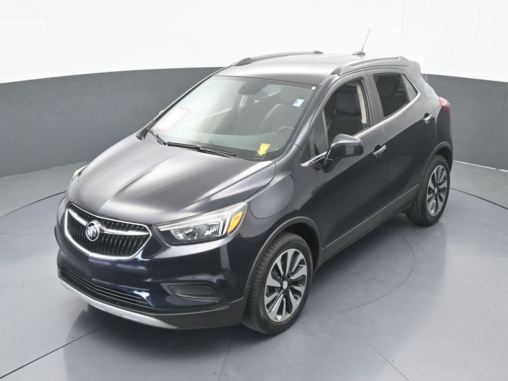 Used 2021 Dark Moon Blue Metallic Buick Preferred image 43