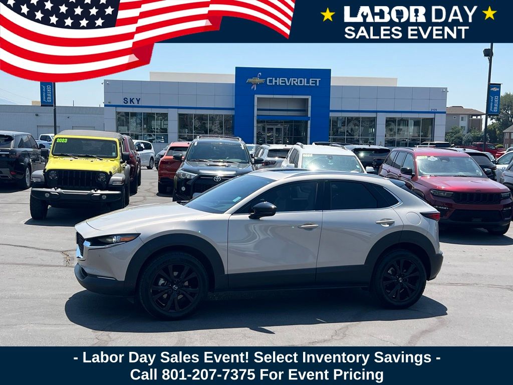 Gray (Platinum Quartz Metallic) 2023 Mazda CX-30 SUV / Crossover All-Wheel Drive 6-Speed Automatic