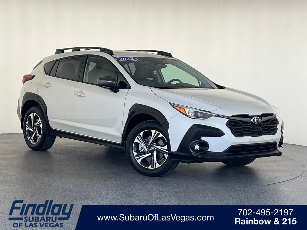 Crystal White Pearl 2024 Subaru Crosstrek SUV / Crossover All-Wheel Drive Continuously Variable Transmission