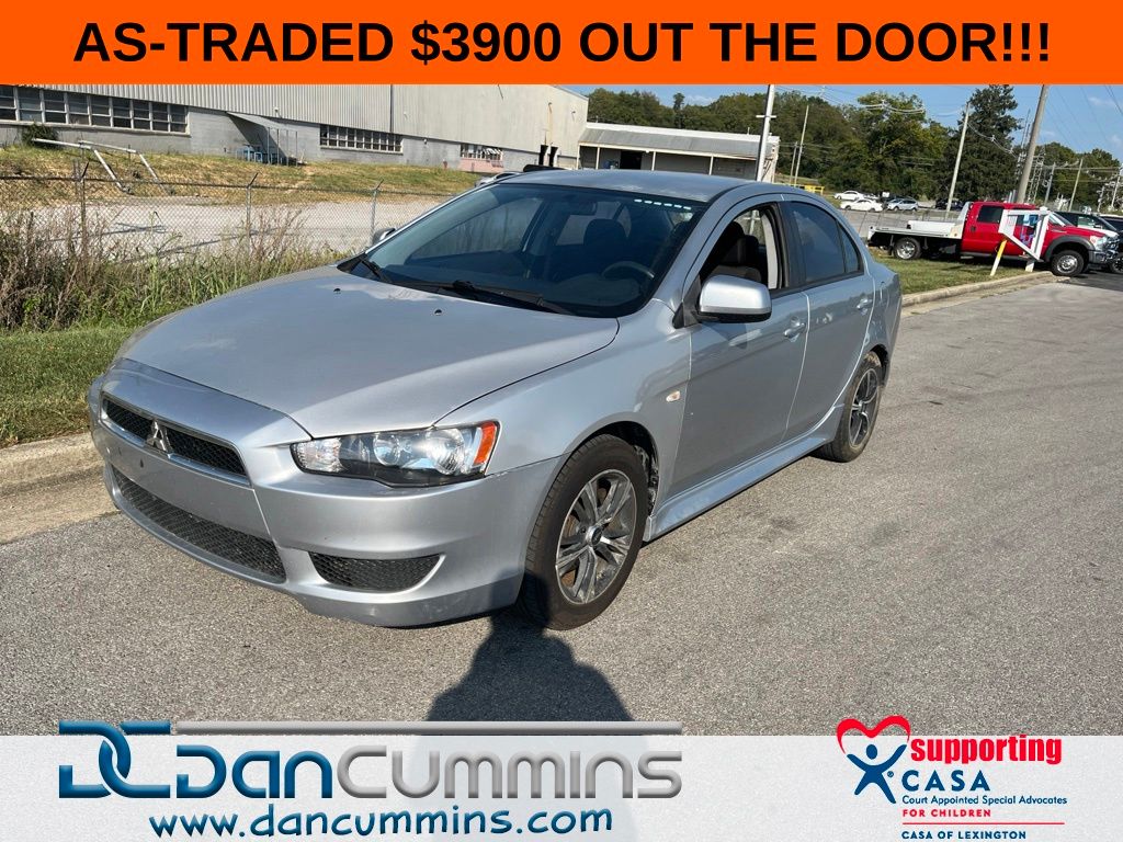 Silver 2013 Mitsubishi Lancer Sedan Front-Wheel Drive Continuously Variable Transmission