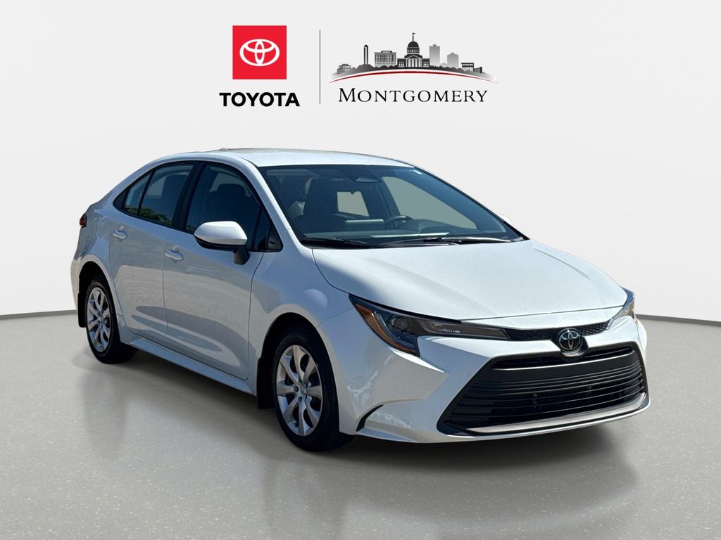 White (Wind Chill Pearl) 2025 Toyota Corolla LE FWD Sedan Front-Wheel Drive Continuously Variable Transmission