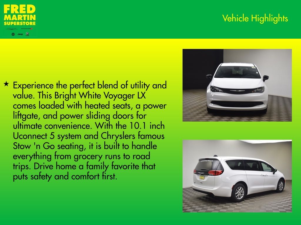 new 2026 Chrysler Voyager car, priced at $38,424