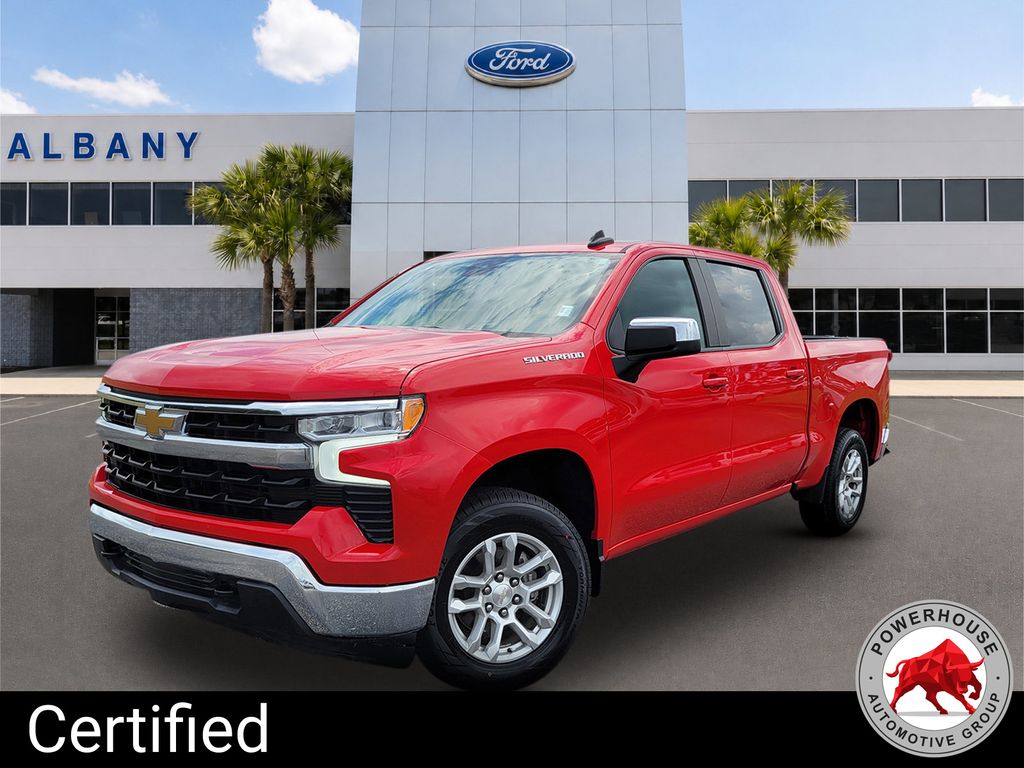 Red Hot 2023 Chevrolet Silverado 1500 Pickup Truck Four-Wheel Drive 8-Speed Automatic