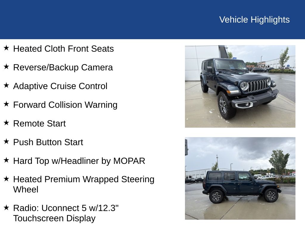 2025 Jeep Wrangler 4-Door Sahara 4x4