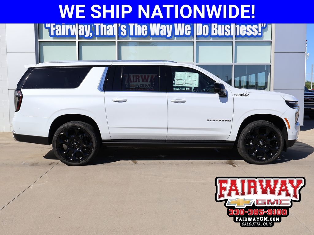 Polar White Tricoat 2026 Chevrolet Suburban SUV / Crossover Four-Wheel Drive 