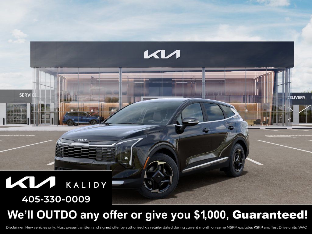 Ebony Black 2027 Kia Sportage SUV / Crossover Front-Wheel Drive 8-Speed Automatic Overdrive