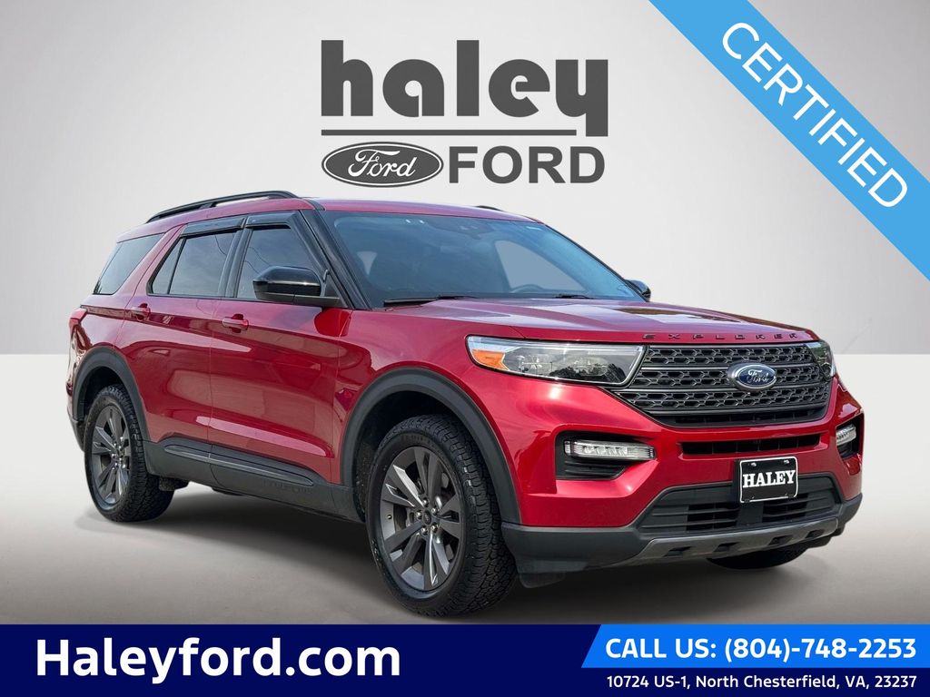 Rapid Red Metallic Tinted Clearcoat 2023 Ford Explorer SUV / Crossover All-Wheel Drive Automatic