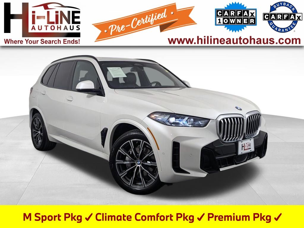 Mineral White Metallic 2025 BMW X5 xDrive40i AWD SUV / Crossover All-Wheel Drive 8-Speed Automatic