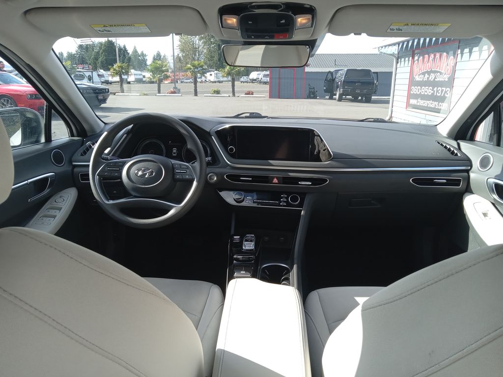 2023 Serenity White Hyundai Sonata SEL FWD Sedan
