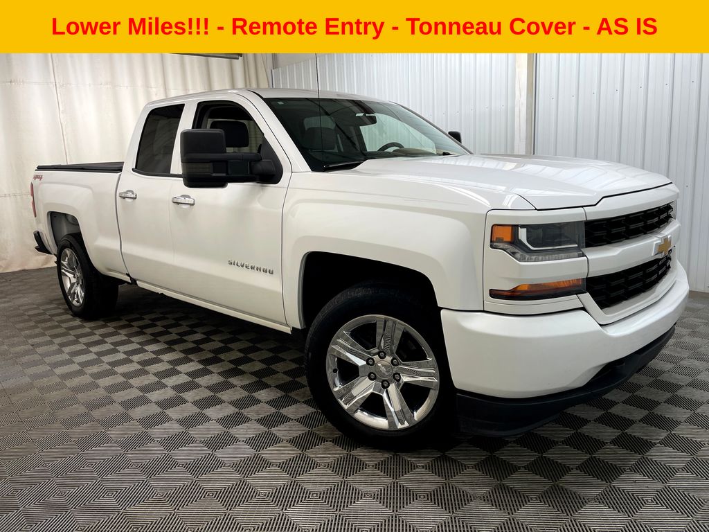 Summit White 2017 Chevrolet Silverado 1500 Pickup Truck Four-Wheel Drive 6-Speed Automatic Overdrive