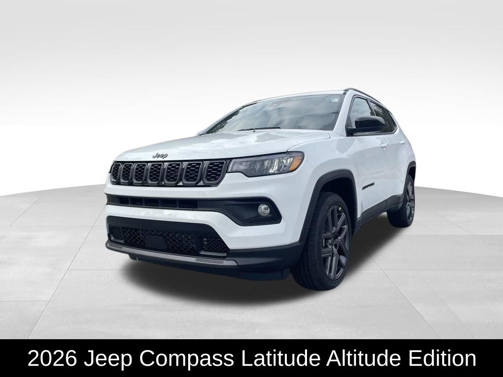 Bright White Clearcoat 2026 Jeep Compass SUV / Crossover Four-Wheel Drive 8-Speed Automatic
