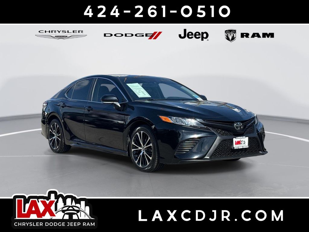 Midnight Black Metallic 2020 Toyota Camry SE FWD Sedan Front-Wheel Drive 8-Speed Automatic