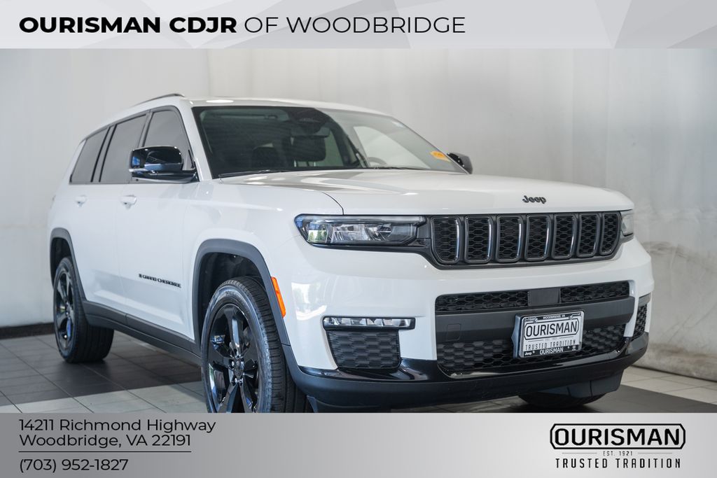 Bright White Clearcoat 2022 Jeep Grand Cherokee L Limited 4WD SUV / Crossover Four-Wheel Drive 8-Speed Automatic